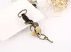 Serce Key Ring Antyczne Srebrny List Tag Keychain Posiadacze Torba Wisi Moda Biżuteria Drop Ship