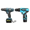 12V / 21v LED Licht Draadloze Elektrische Impact Boor Power Drills Schroevendraaier Li-Ion Batterij