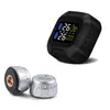 WI Motorcycle TPMS Real-time bandenspanning monitoring auto alarm met LCD-display max 8.0 bar 116PSI