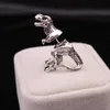 Dinasaur Ear studs with Gem Alloy Animal Earrings with Diamond Body Jewelry Gift for Women Teen Girls