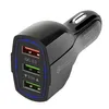 3USB быстрая зарядка автомобиля зарядные устройства быстрого заряда QC3.0 зарядное устройство для мобильного телефона 3 порт USB для SASMUNG Huawei Google смартфон планшет