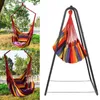 Hammock Home Portable na zewnątrz namiot kempingowy wiszące krzesło Hamak z komarami wiszące łóżko polowanie na spanie 7357120