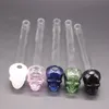 Skull Glass Oil Burner Water Rookpijpen Pyrex Bubbler Bowl Hookahs Dikke kleurrijke bongs