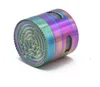 Labyrinth Colorful Zinc Alloy 4-Layer Smoke Grinder 63mm Side Four-hole Metal Smoke Grinder