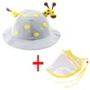 Anti Droplets Baby Hat Summer With Face Shield Mask Anti Children Bucket Hat Kids Boys Girls Cartoon Sunhat Cute Baby Hats189z3731267