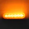 The New 6 Lights Ultra Thin Warning Light Motorcycle Pickup Strobes Lamp 12-24v Universal Ultra-Thin Strobe Lamps 6LED