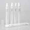 ミニ2-5mlの透明なプラスチックスプレーボトル小さな詰め替え化粧品パッキング噴霧スプレー液体容器