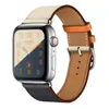 Модная кожаная петля для Apple Watch Band 42 мм серии SE 2 3 4 для iWatch Ultra 8 7 6 5 44 мм ремня 38 мм замена браслета 40 мм 41 45 мм 49 мм аксессуары ремешка