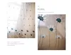 Sheer Curtains Small fresh rural simple flower leaf embroidery white yarn bedroom living room balcony finished window screen