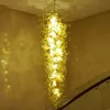 Lampes 100% soufflé à la bouche Borosilicate Murano Pendentif-Éclairage Art Jolie Villa Escalier Verre Pendentif Lustres Lumière