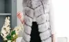 Lisa Colly Fake Fur Winter Dames Faux Bontjas Jas Lange Sectie Warme Jas Overjas Dikke Furs Jas Uitloper