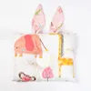 Infant Rabbit ears print Memory Pillow INS Newborn cartoon bunny Support Cushion Pad Baby Stereotypes Pillows 20 colors C5923