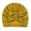 Chapeau de bébé pour filles, Turban à nœuds, accessoires de photographie pour nourrissons, bonnet en coton pour enfants, casquette élastique, accessoires MZ027