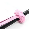 Bondage Frusta dritta a 3 foglie Flogger Cavallo Kinky Riding Crop Roleplay Clover Toy Slave AU653