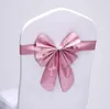 PU królik łuk krzesło szarpki krawat krzesło zespoły na wesele Dekoracja bankietowa urodziny