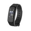 Bluetooth Spor Akıllı Watch Bilezik Çok Dil İzleme Sıcak C1plus 0.96 inç Renkli Ekran Nabız Tansiyon Uyku