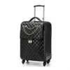 デザイナースピナーレザー2025 "車輪トロリー上の旅行スーツケース20荷物のローリング荷物のための手荷物
