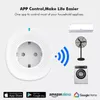 SMART WIFI Socket App Fjärrkontroll EU-kontakt 220V 10A Amazon Alexa Google Assistant Kompatibel