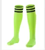 Fotbollsstrumpor Strumpor Mäns kvinnors andningsbara handduksbotten över knäet, glidande hög elastiska fotbollsockor