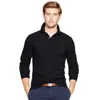 nuovo marchio piccolo cavallo Polo da uomo in coccodrillo ricamo qulity Polo da uomo in cotone a maniche lunghe camicia s-ports maglie Plus M-4XL vendita calda