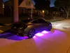 RGB LED Rock Lights Bluetooth-bediening 12V 20W Veelkleurige neon LED-lichtsets IP68 Waterdichte timingfunctie Muziekmodus5782506