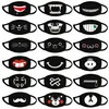 Cotton Dustproof Anime Cartoon Kpop Lucky Bear Woman Men Cute Expression mask Mouth Masks Black Mask Mouth Half Muffle Face Mask