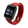 Reloj inteligente HOT 116plus Pantalla a color de 1.3 pulgadas Ritmo cardíaco Presión arterial Sueño Contador de pasos a prueba de agua Reloj deportivo Bluetooth PARA: IPHONE