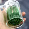 Pyrex Glass Bubbler Ashcatcher för 14mm/18mm bongs vattenpipa - Mini 4.5, 45 ﾰ/90 ﾰ Vinkelalternativ.