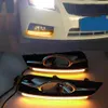 2Pcs for chevrolet cruze 2009 2010 2011 2012 2012 2014 Turn Signal LED car DRL Daytime Running Lights with fog lamp hole