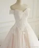 Abiti da sposa in pizzo A Line Sweetheart senza maniche in tulle con applicazioni di pizzo Sweep Train Zipper Abiti da sposa da sposa Taglie forti Custom Made