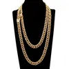 2021 Bling Diamond Iced Out Chains Necklace Mens Cuban Link Stain Stainclaces Hip Hop Quality Jewely Jewely for Women ME8672922