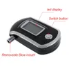 Professional Digital Breath Alcohol Tester Breathalyzer Dispaly with 11 Mouthpieces AT6000 LCD Display DFDF296t