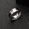 DIY Handgjorda Ring Enkelt par Titanium Stål Bröllop Ringar Kvinnor Mäns Smycken Årsdag Äktenskap Bästa Fashion Gift