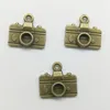 50pcs/Lot Mini Camera Alloy Charms Pendant Retro Jewelry Making DIY Keychain Ancient Silver Pendant For Bracelet Earrings Necklace 14*16mm