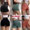 US STOCK Women Yoga Short Pants Sport Underwear Tight Leggings Breathable Running Fitness Outdoor Sports Yoga Trousers Female FY9003