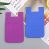 Doubleck Silicone Wallet Card Cash Pocket Sticker 3M Клейт -идентификатор идентификатор клейка для iPhone Samsung Huawei Xiaomi Mobile 6733958