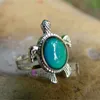 Wholesale-Color Change Mood Ring Charm Emotion Feeling Changeable Ring Temperature Control Color Adjustable Rings