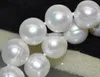Natural brincos de glitter branco 11-12mm colar de pérolas cultivadas