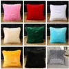 Faux Fur Throw Pillow Case 43 * 43cm Partihandel Dekorativ Fluffy Plush Cushion Cover 15 Färger Hem Dekorativ kudde Bästa gåvor