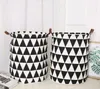 28 styles foldable storage bucket oversized stotage basket for children's toy top waterproof bathroom dirty clothes laundry storage box