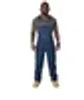 2019 Herfst Nieuwe Merk mannen Bib Overalls Hoge Kwaliteit Denim Rits Overalls Losse Lange Jeans Blauw Pocket Bib werk Wear234N