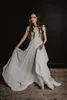 2020 Einfache A-Linie bescheidene Brautkleider mit kurzen Ärmeln Stretch-Crêpe-Korsettrücken informelle bescheidene Brautkleider für den Empfang Zweite Hochzeit