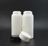 200pcs puste plastikowe butelki w proszku białe peleting/lecznicze słoik proszkowy 80 ml/100 ml biały kosmetyczny pojemnik na próbkę podróżny esencja esencja fiolka