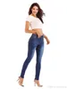 2020 plus storlek knapp kvinnor jeans höga midja svarta byxor kvinnor hög elastiska mager byxor stretchiga kvinnor byxor
