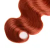 Ombre brasiliane 1b/350 onda del corpo capelli umani di Remy tesse 3 pacchi con chiusura frontale doppie estensioni dei capelli trame