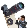 Avec clip 18X Zoom Objectif de télescope pour téléphone portable APL-T18 Téléobjectif Objectif de caméra externe pour smartphone pour iPhone X Samsung Galaxy S9 S8 Note 8