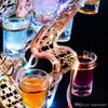 Bars Cocktail Cup Holder Luminescence Bullet Cup Holder KTV Colorful Creative Beach Cup Holder Wine Luminous Wine Rack 0123