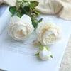 Décoratif Fleurs Couronnes Artificielle Faux Western Rose Fleur Pivoine Bouquet De Mariée De Mariage Maison Simulation Art Décor Cérémonie # 103451