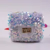 Baby Girls Sequin Messenger Bag PU wallet Cartoon Cute Kids Shoulder Bags Boutique Coin Purse 5 colors designer handbag