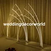 Новый стиль искусственный свадебный цветок арка фон стенд с огнями свадьба этап украшения decor0980